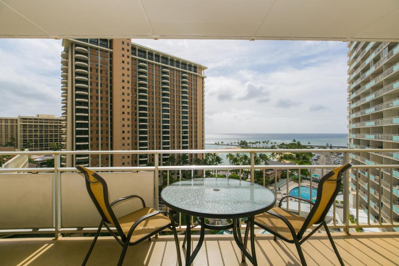 Ilikai Tower One Bedroom Lagoon View Waikiki Condos With Lanai & Free Wifi Honolulu Cameră foto