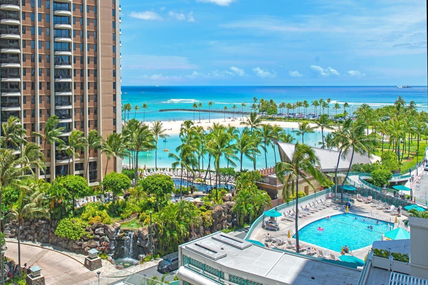 Ilikai Tower One Bedroom Lagoon View Waikiki Condos With Lanai & Free Wifi Honolulu Cameră foto
