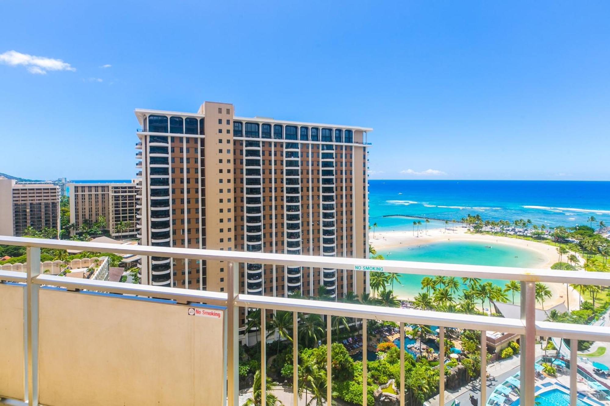 Ilikai Tower One Bedroom Lagoon View Waikiki Condos With Lanai & Free Wifi Honolulu Cameră foto