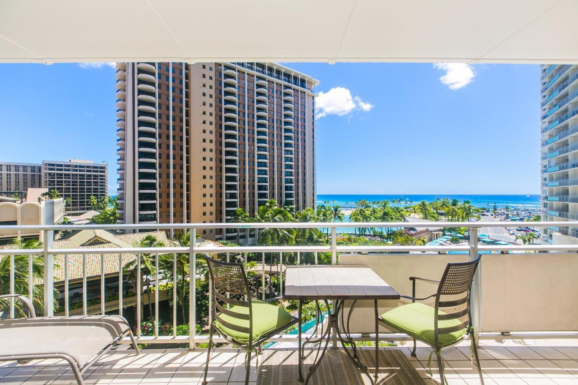 Ilikai Tower One Bedroom Lagoon View Waikiki Condos With Lanai & Free Wifi Honolulu Cameră foto