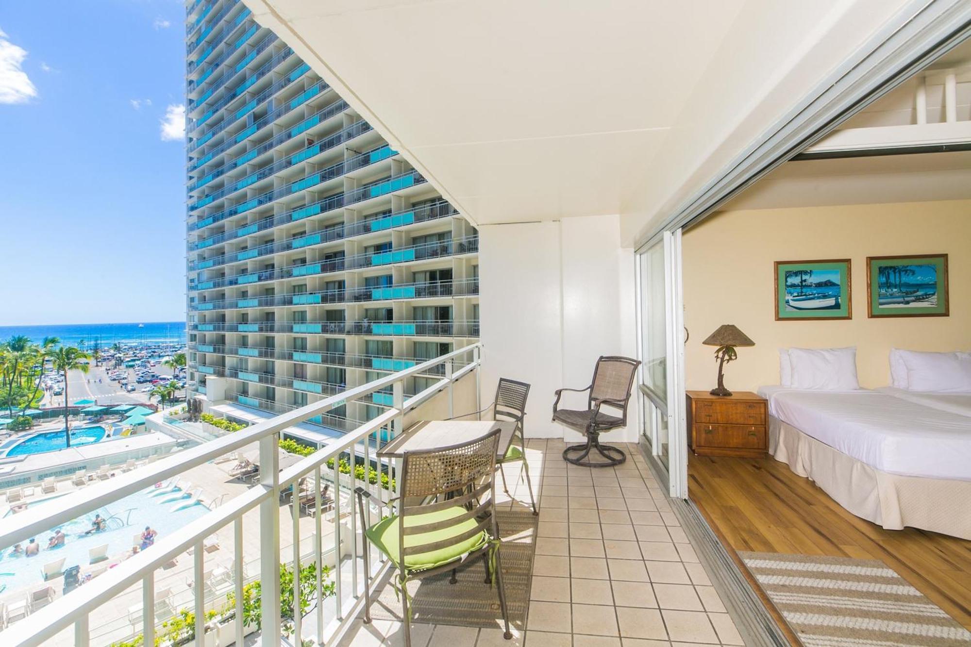 Ilikai Tower One Bedroom Lagoon View Waikiki Condos With Lanai & Free Wifi Honolulu Cameră foto